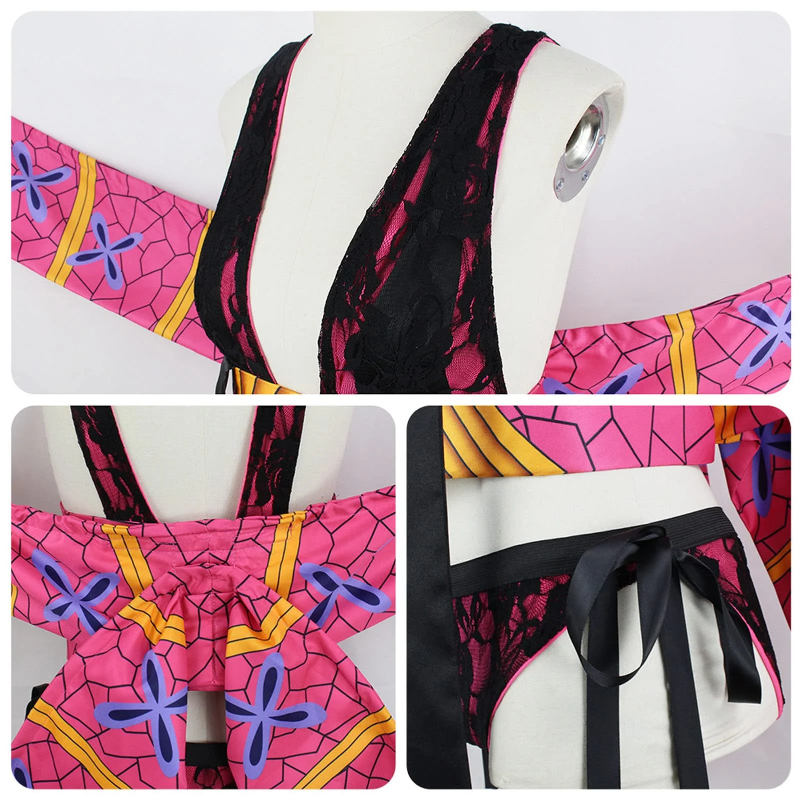 Sexy Daki Cosplay Outfit Daki Battle Uniform Halloween Party Costume with Headwear - Image 5