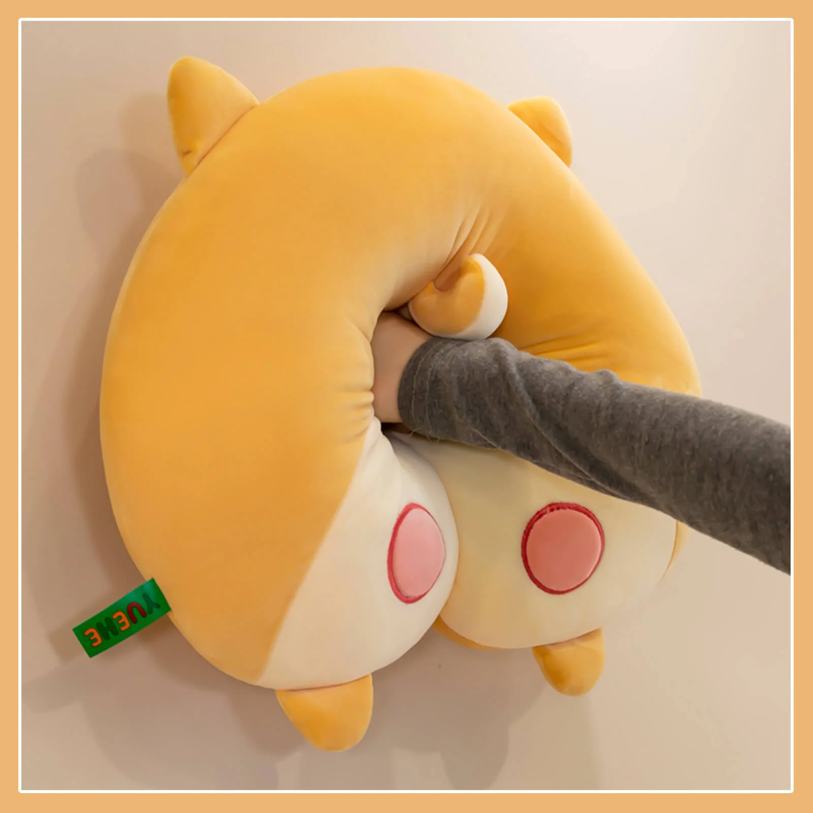 Soft Corgi Butt Cushion Cute Corgi Puppy Stuffed Plush Cartoon Cat Animal Pillow - Image 5