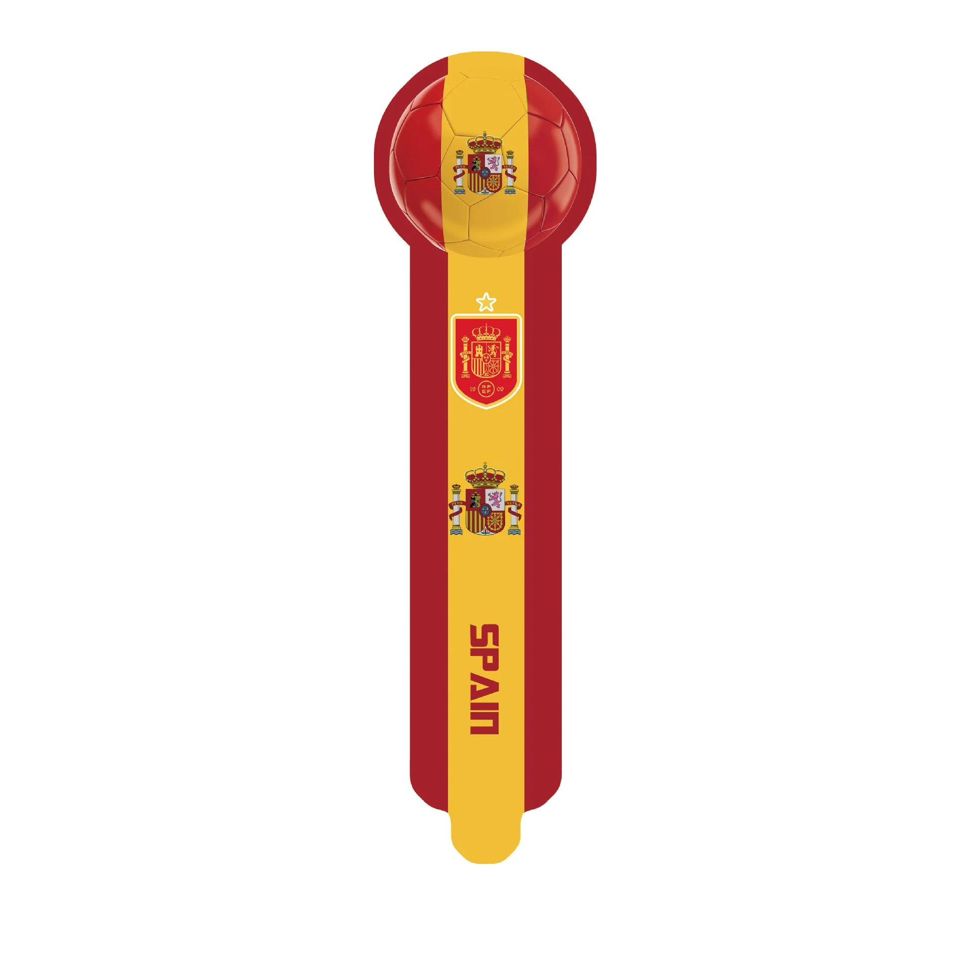 Spain Soccer Jersey Red Football Uniform with Elastic Haedband Inflatable Cheer Sticks for Match Day - Image 10