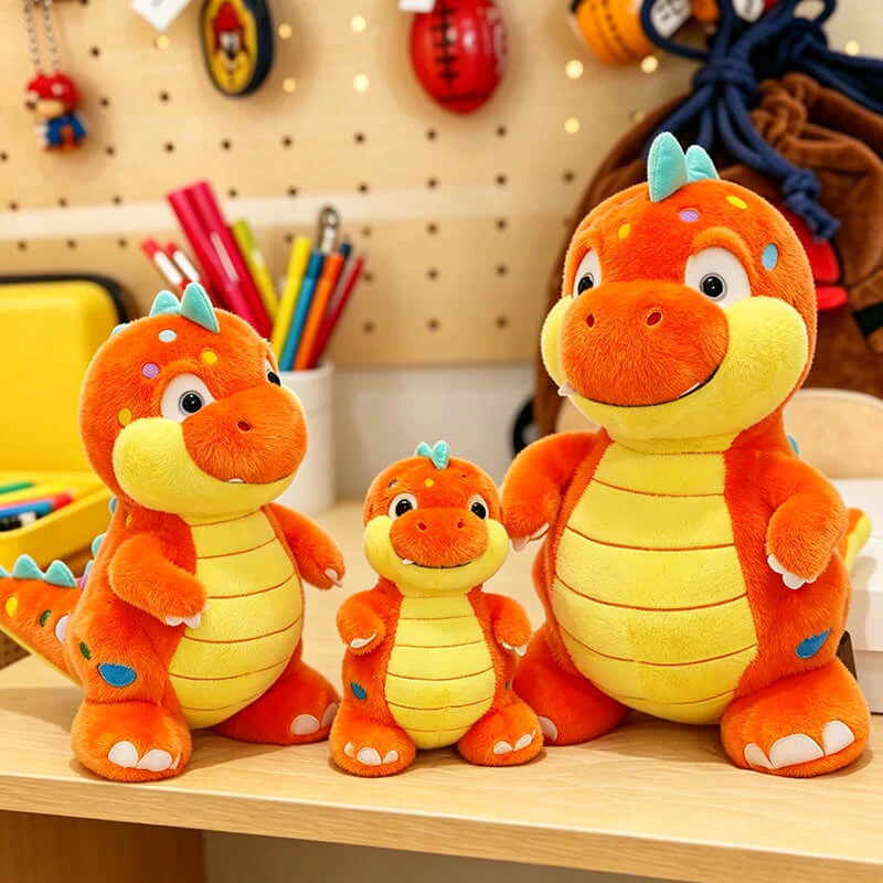 Spotted Dinosaur Plush Cute Stuffed Animal Dino Toy Perfect Gift for Dinosaur Lovers - Image 3