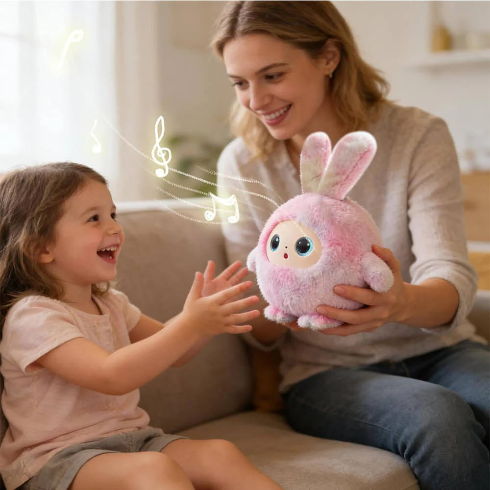 12'' Stuffed Animals AI Robot Smart Interactive Plush Toy with Voice Chat and Educational Learning Functions - Image 9