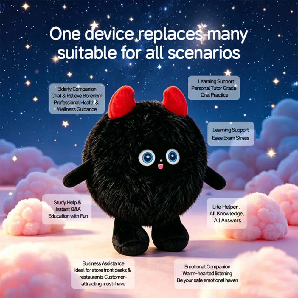 Stuffed Animals AI Smart Plush Keychain Multilingual Interactive Companion with Voice Chat - Image 6
