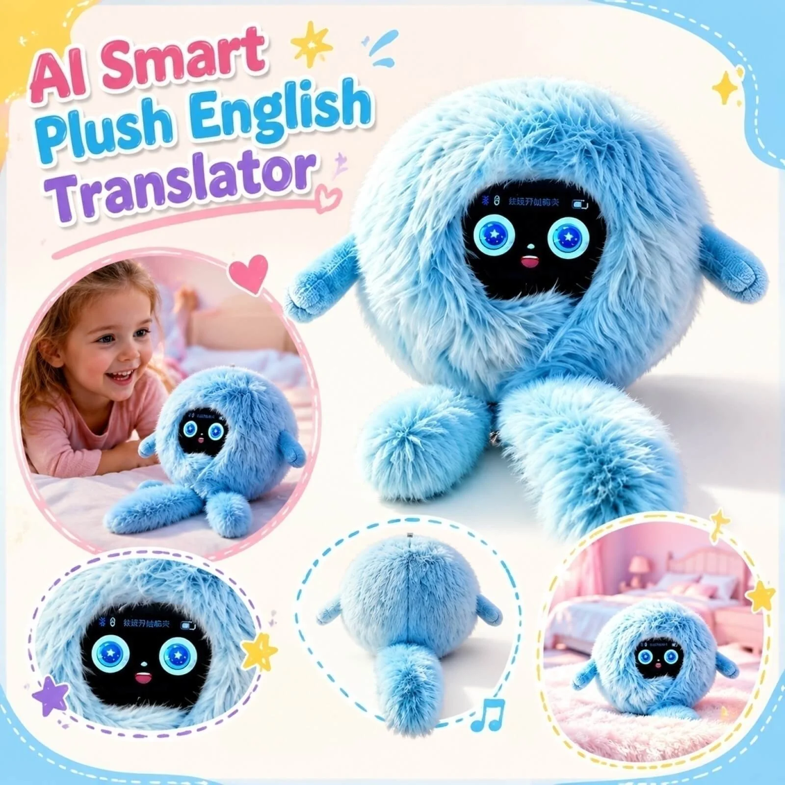 Stuffed Animals AI Smart Plush Keychain Multilingual Interactive Companion with Voice Chat - Image 8