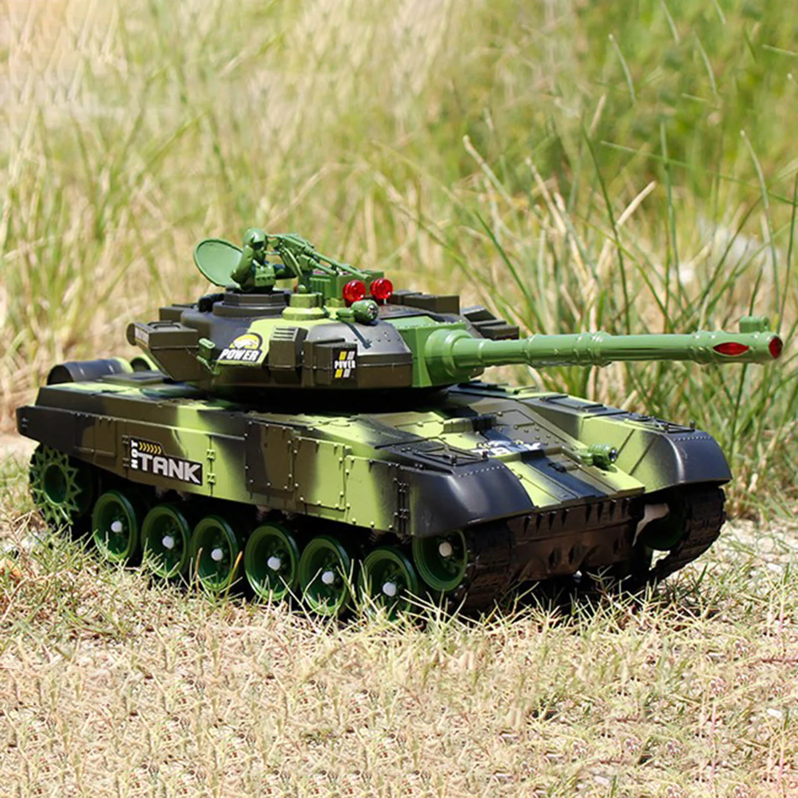 Kids RC Battle Tank Remote Control Army Tank Super Battle Launch Remote Tanks - Image 5