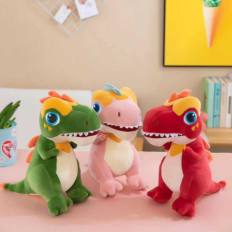 T-Rex Plush Toy Cute Dino Stuffed Animal Sleeping Pillow Birthday Gift for Kids - Image 5