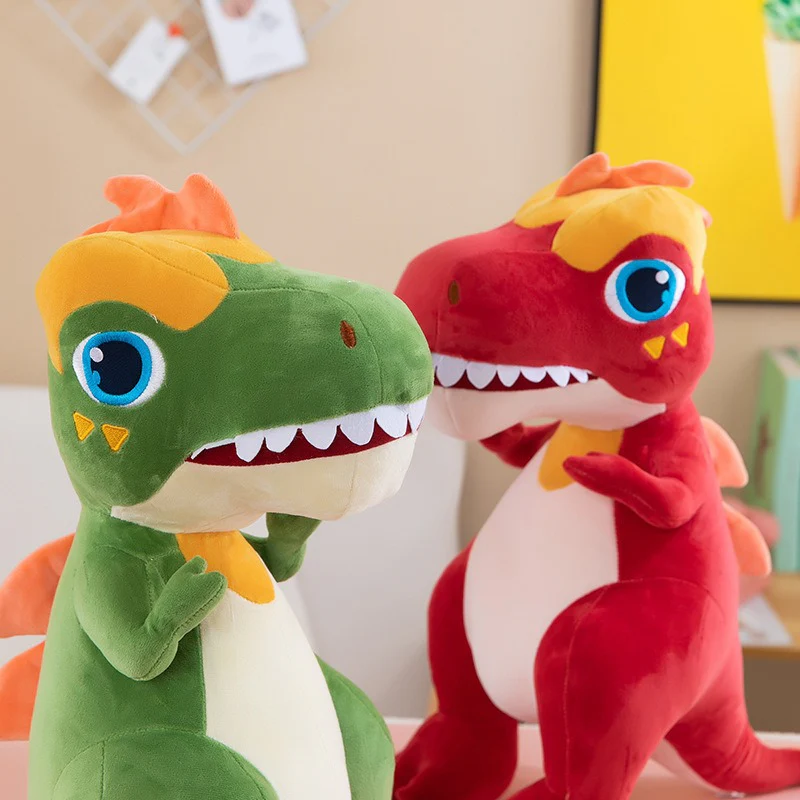 T-Rex Plush Toy Cute Dino Stuffed Animal Sleeping Pillow Birthday Gift for Kids - Image 8