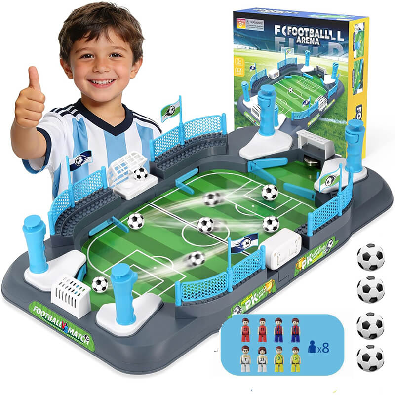 Mini Foosball Table Soccer Kids Football Board Game Parent-Child Football Toy for Kids 3+ and Adults - Image 7