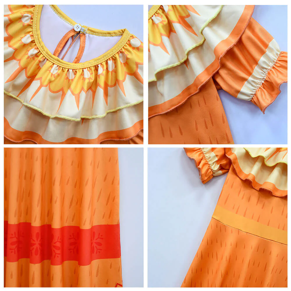 Madrigal Family Dresses Magical Princess Cosplay Dress Halloween Party Dress Up Costume - Image 10