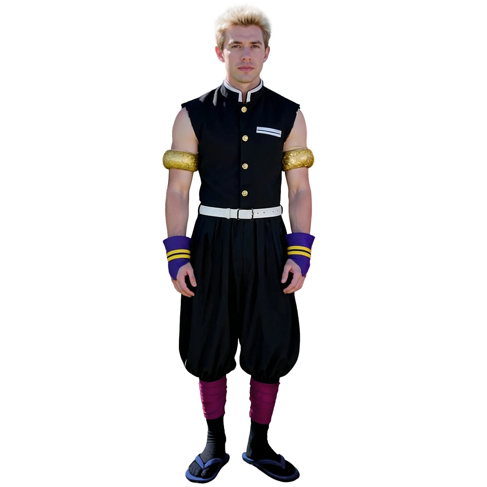 Teens/Adult Uzui Tengen Cosplay Full Set Halloween Costume Hinatsuru Suma and Makio Costume - Image 2