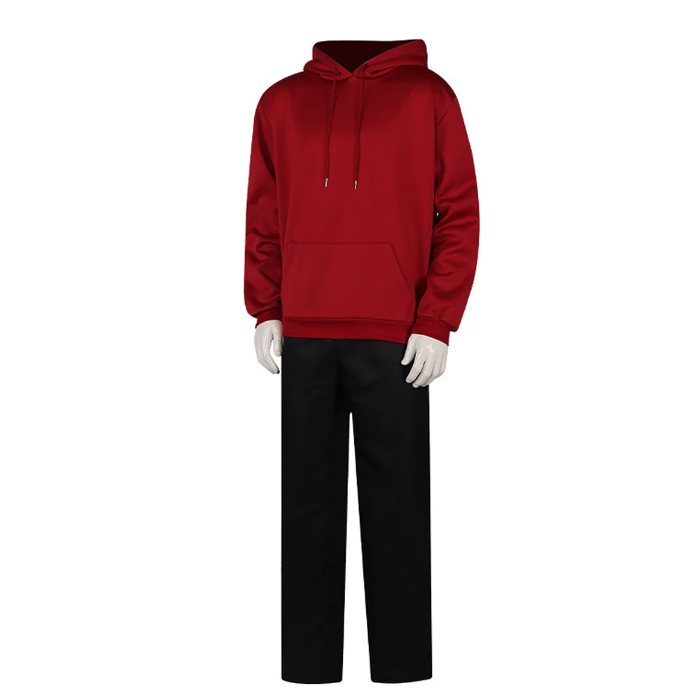 Sebastian Eugene Hansen Hoodie and Pants Young Brother Red Sweatshirt Cosplay Outfit - Image 3