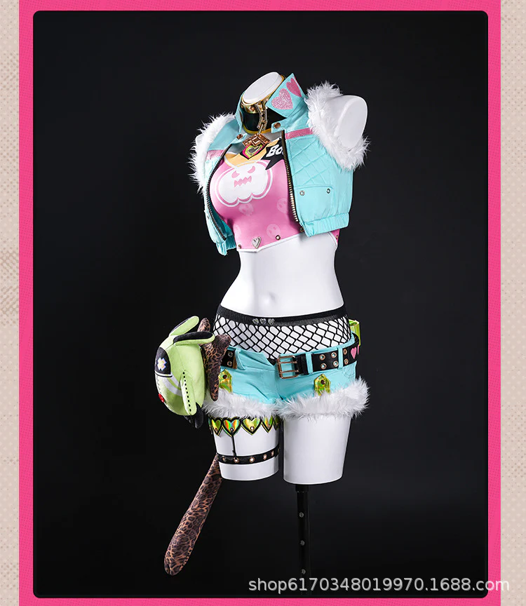 The Leader of Cunning Hares Cosplay Costume Women Sexy Dress-Up Outfit for Comic Show - Image 3