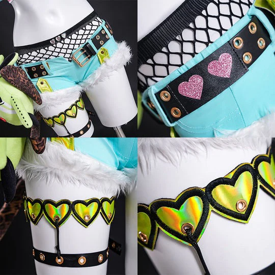 The Leader of Cunning Hares Cosplay Costume Women Sexy Dress-Up Outfit for Comic Show - Image 9