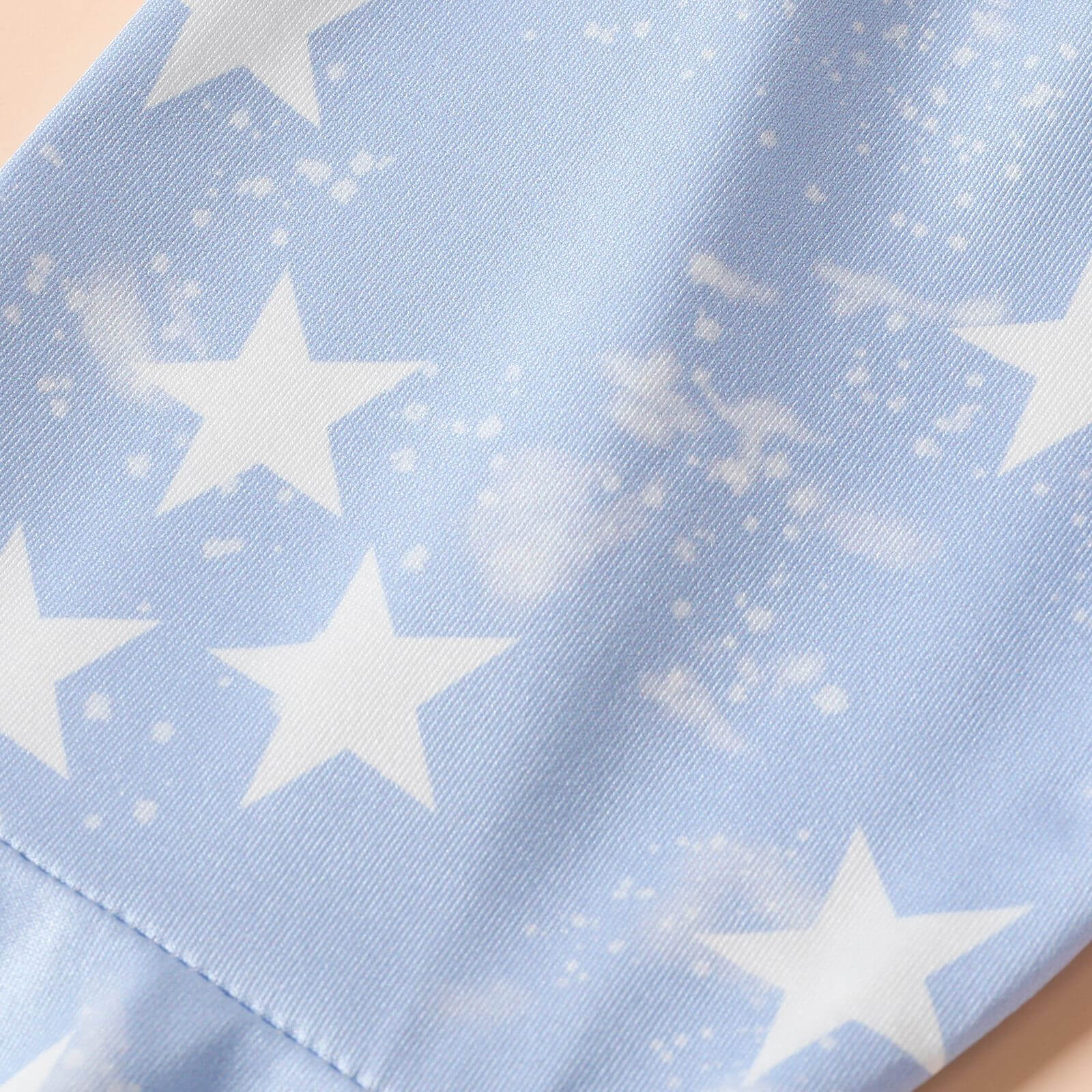 Toddler Baby Girl 4th of July Outfit One Shoulder Tops Pants Set USA Independence Day American Flag Clothes - Image 6