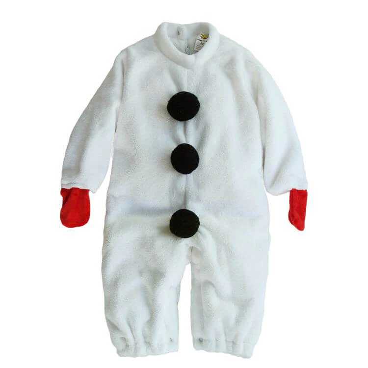 Toddler Christmas Costume Kids Santa's Little Elf Snowman Outfit Christmas Dress Up - Image 6