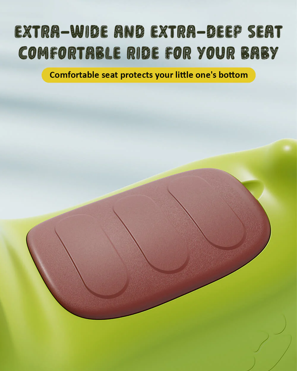Toddler Dinosaur Wiggle Car 360° Silent wheels Anti-rollover Sliding Car with Light Music - Image 6