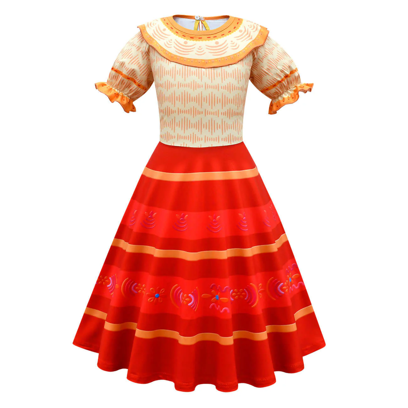 Kids Dolores Dress Extraordinary Hearing Magic Dolores Madrigal Cosplay Outfit - Image 5