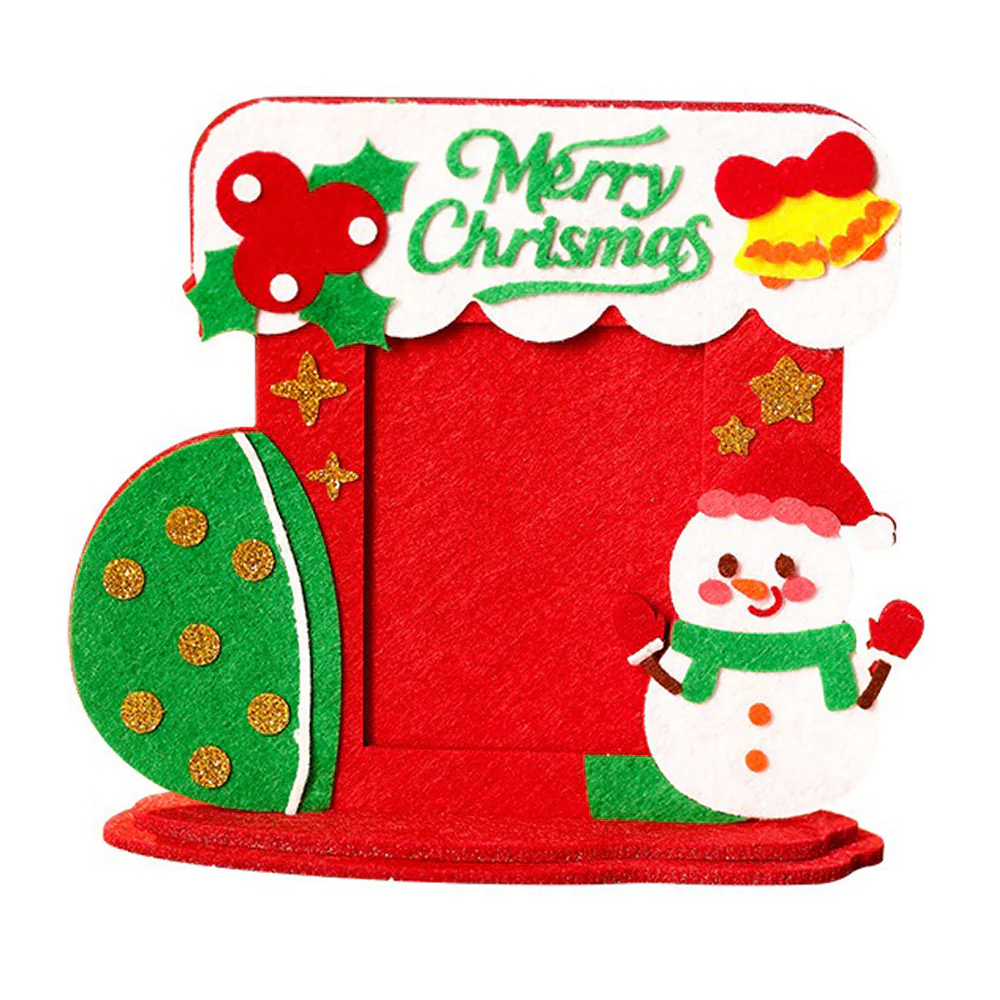 Ugly Xmas Sweater Cozy Holiday Costume with DIY Photo Frame Perfect Christmas Family Memory Kit - Image 11