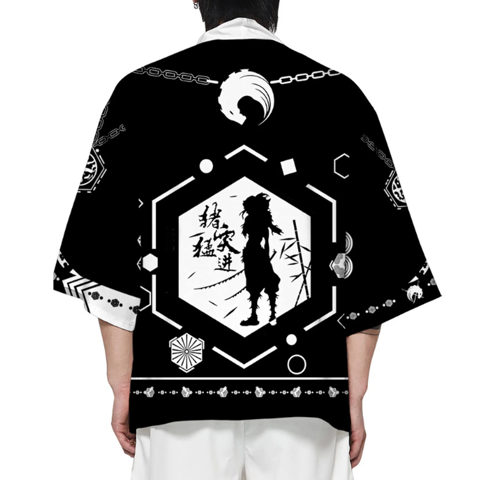 Unisex Cosplay Coat Nezuko Shinobu Tanjiro Zenitsu Giyu Kyojuro Kimono Haori Shirt - Image 16