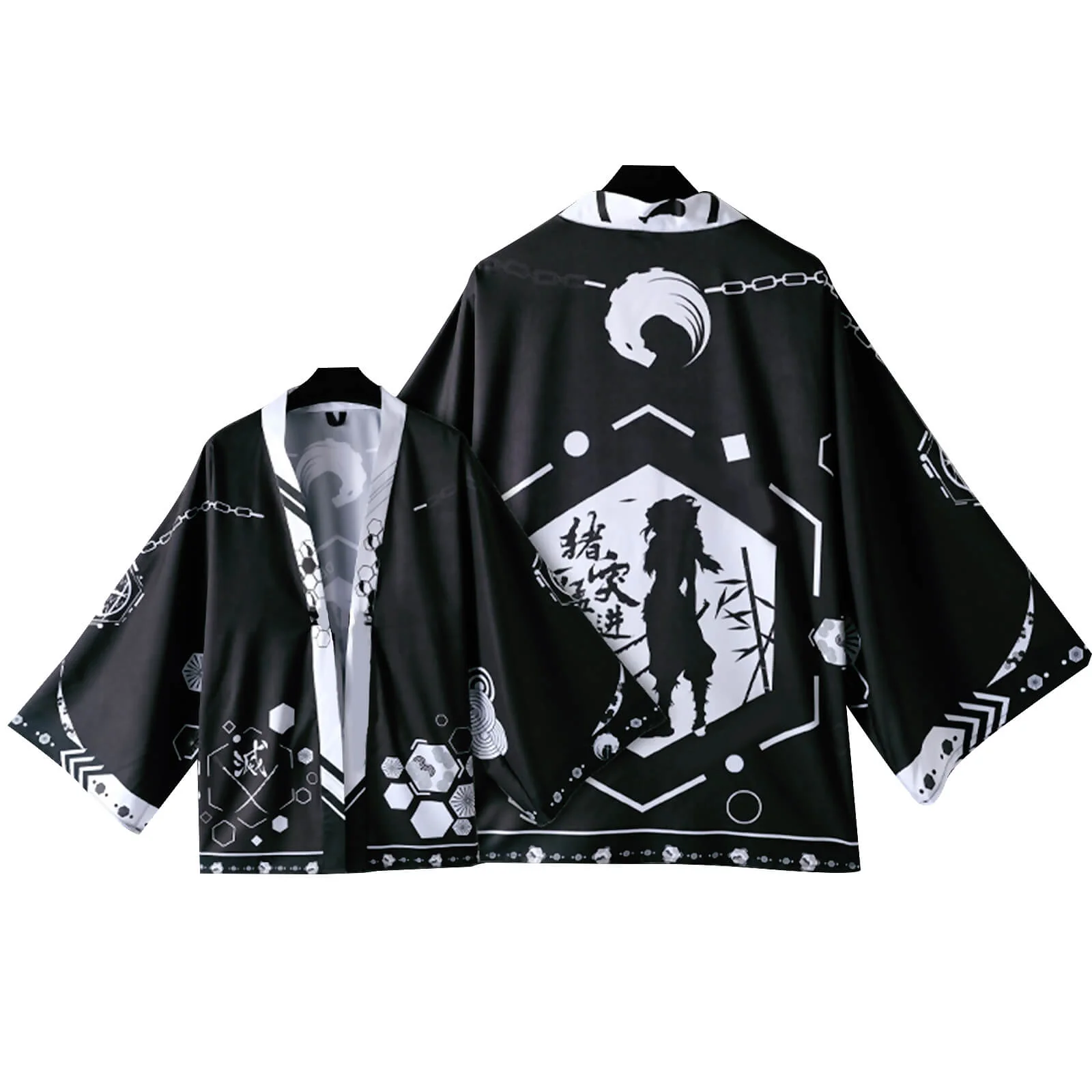 Unisex Cosplay Coat Nezuko Shinobu Tanjiro Zenitsu Giyu Kyojuro Kimono Haori Shirt - Image 17