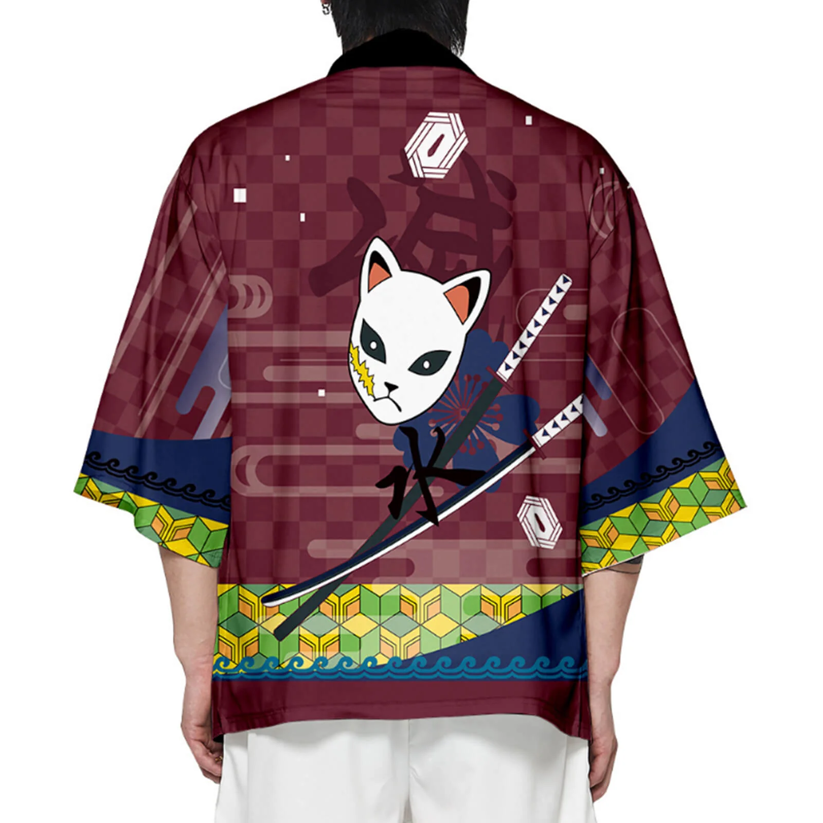 Unisex Cosplay Coat Nezuko Shinobu Tanjiro Zenitsu Giyu Kyojuro Kimono Haori Shirt - Image 20