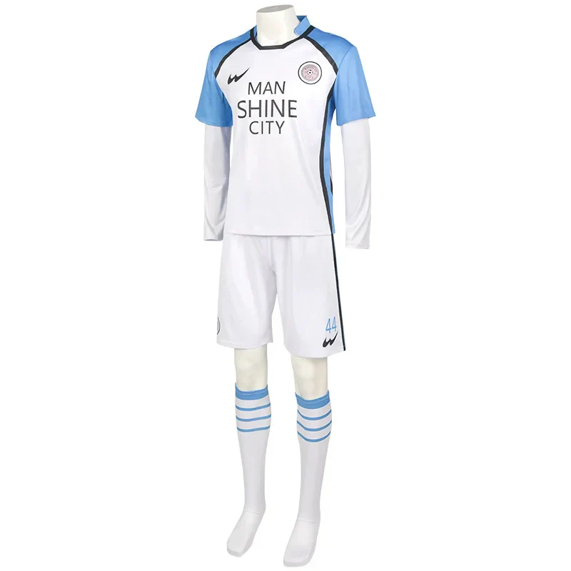 Unisex No.11 Nagi Seishiro Costume Manshine City Football Uniform Hyoma Chigiri Jersey - Image 11