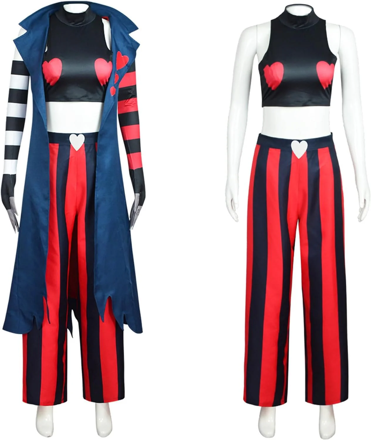 Velvette Cosplay Costume Hotel Angel Dust Uniform Helluva Boss Outfit Halloween Jacket - Image 3