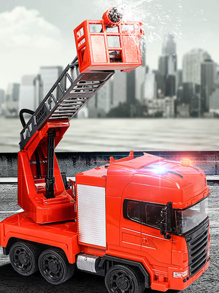 Water Spray RC Fire Truck Rescue Engine Remote Control and Electronic Vehicle - Image 12