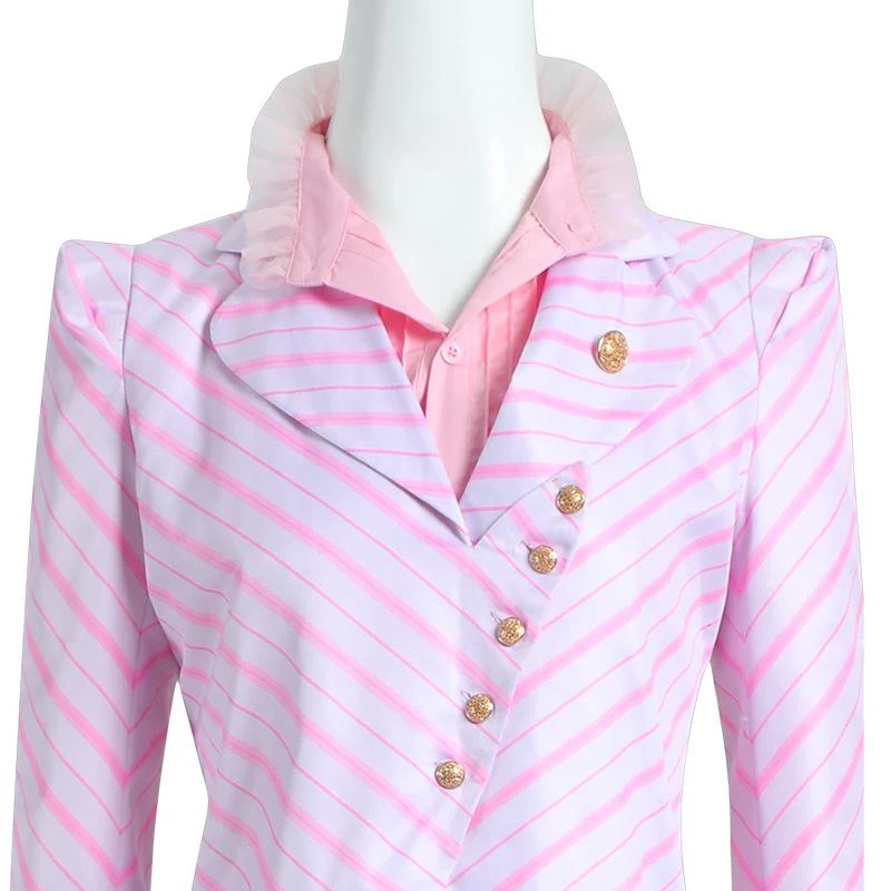 Women Glinda Costume Pink Glinda Top Shirt and Dress Suit for Cosplay - Image 5