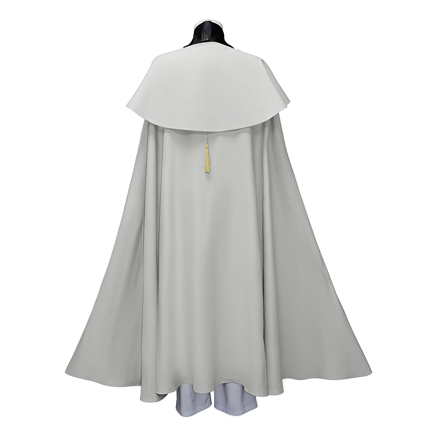 Witch Master Qifrey Costume Full Set with Cloak Dress Pointed Wizard Hat and Gold Glasses for Magic Mentor Roleplay - Image 7