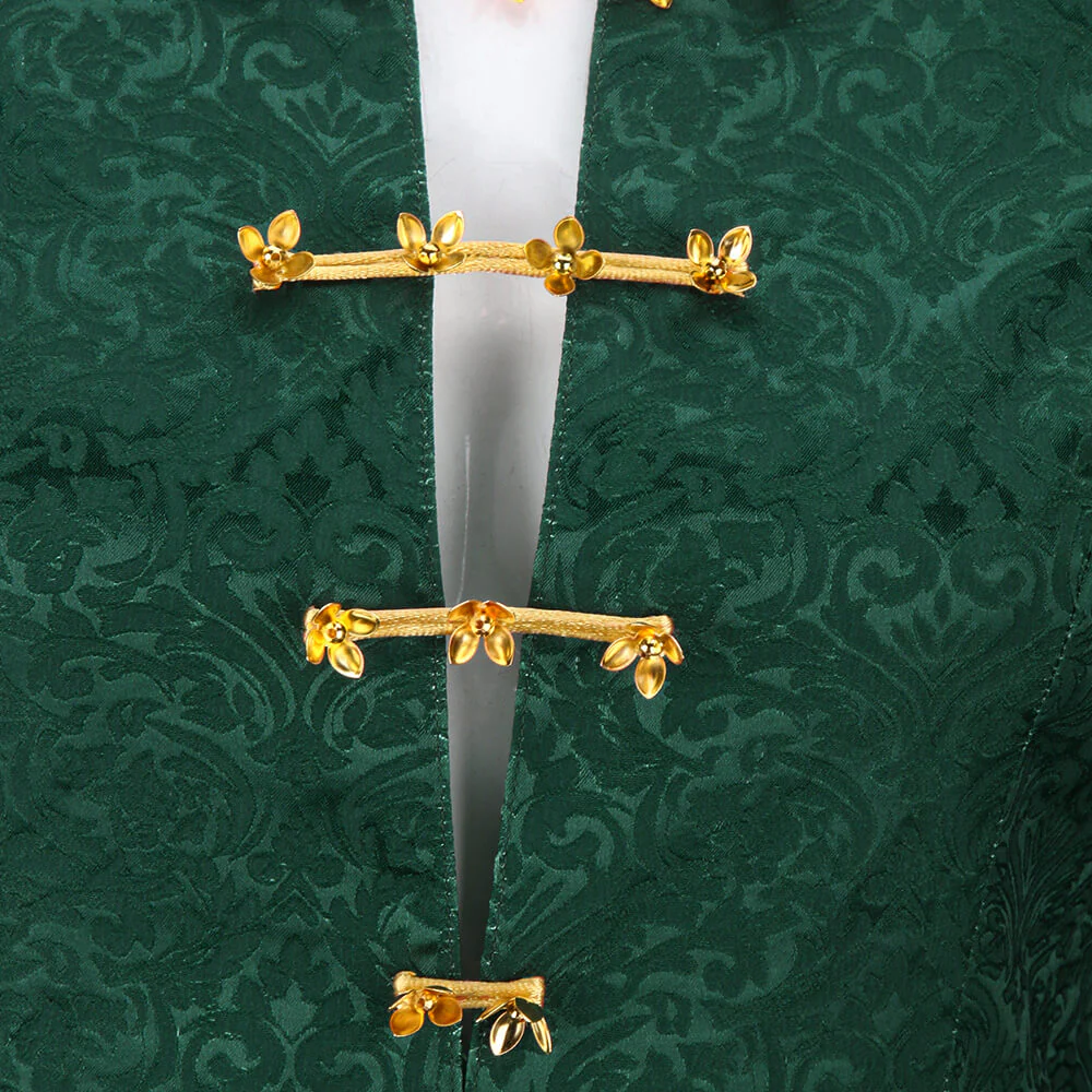Women Alicent Hightower Dress Dragon House Queen Alicent Green Medieval Uniform for Halloween Party - Image 3