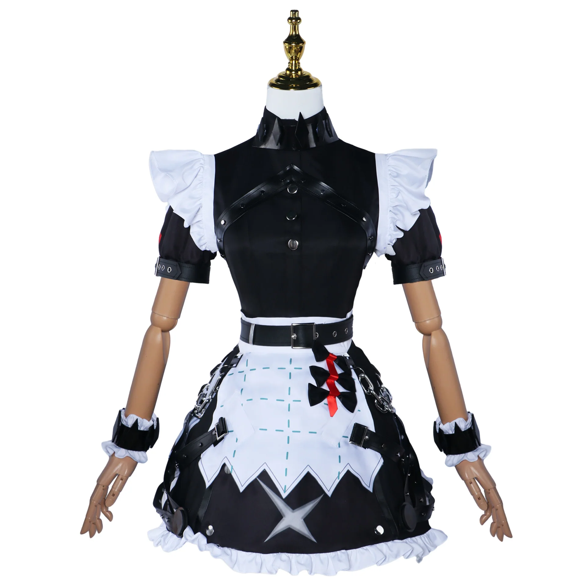 Women Ellen Joe Costume Game Victoria Housekeeping Cosplay Dress and Tail - Image 2