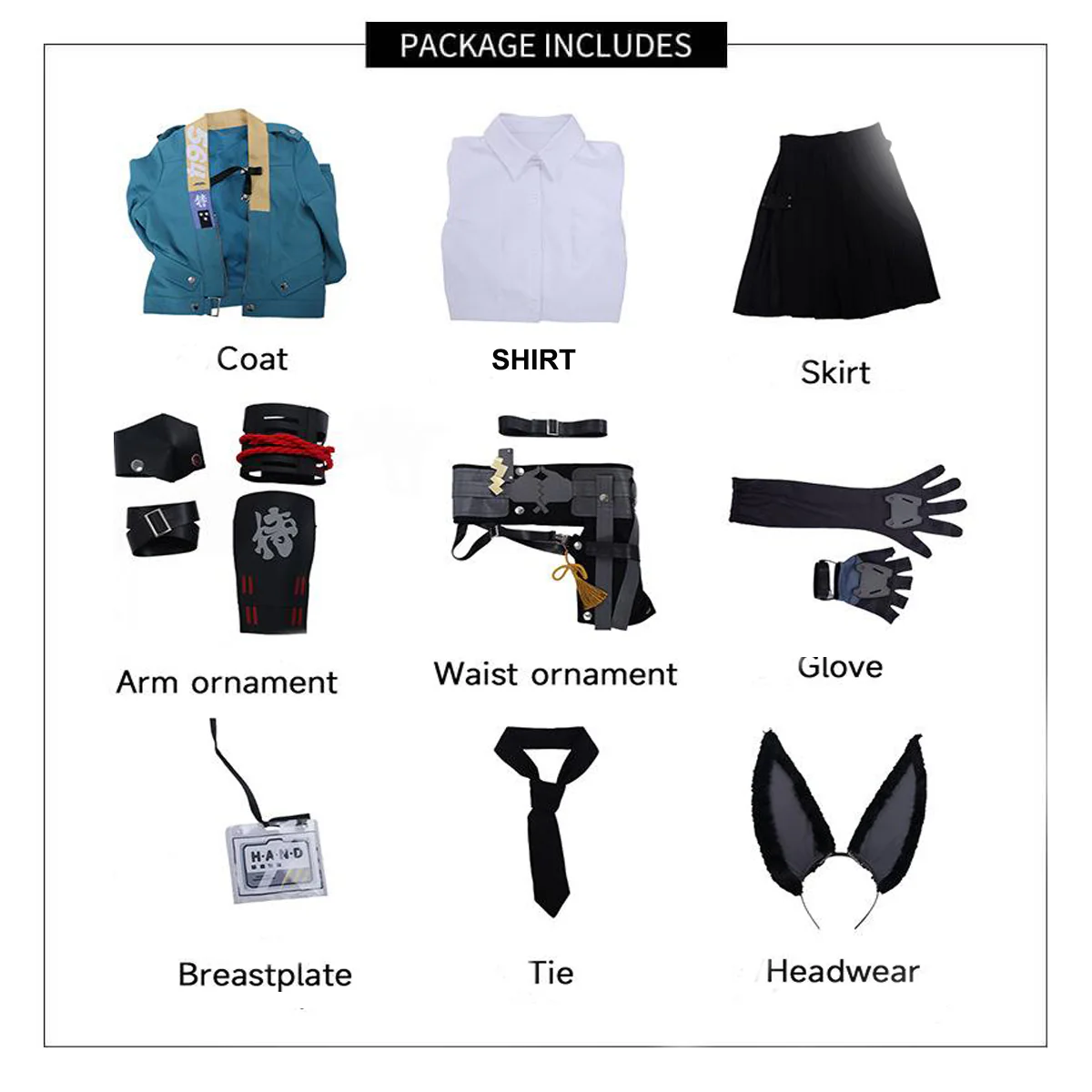 Women Hoshimi Miyabi Cosplay Costume Void Hunter Outfit Game ZZZ Dress Up Full Set - Image 10