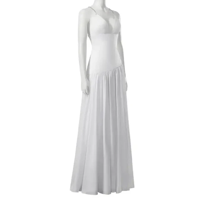Women Joker 2 Harley Costume White Lady Quinn Dress Halloween Cosplay Outfit - Image 2