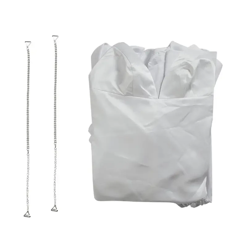 Women Joker 2 Harley Costume White Lady Quinn Dress Halloween Cosplay Outfit - Image 6