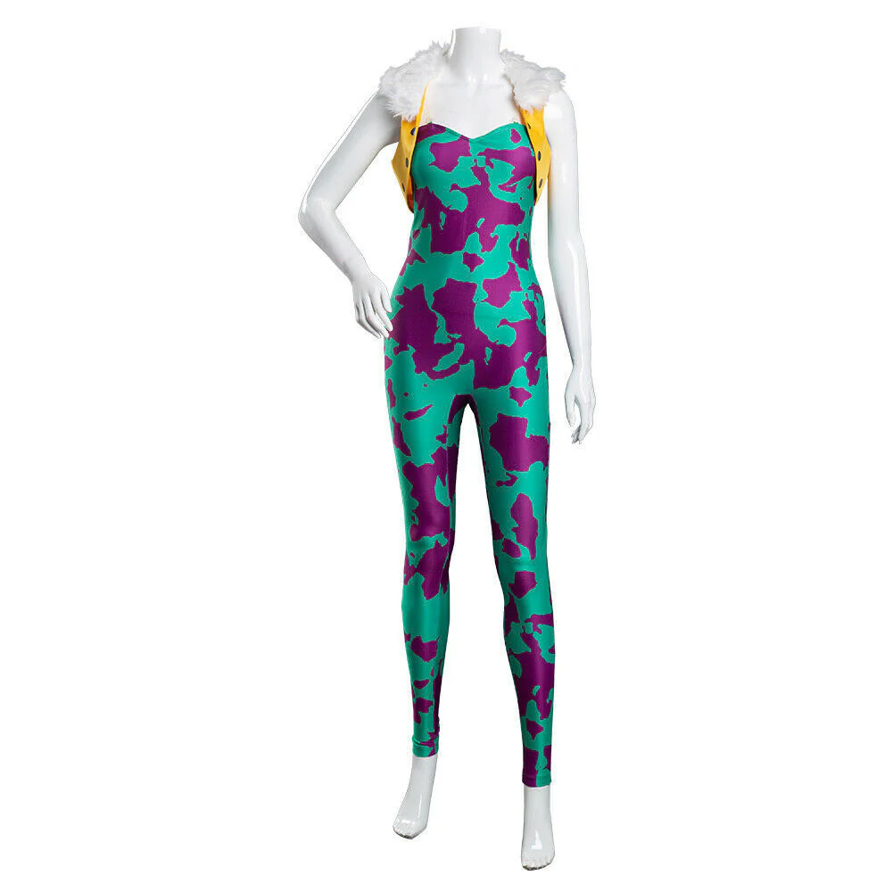 Women Mina Costume Mina Jumpsuit with Vest Halloween Carnival Suit - Image 2