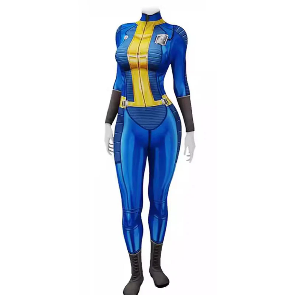 Women Nora Costume Game Player Vault 111 Jumpsuit Halloween Cosplay Outfit - Image 4