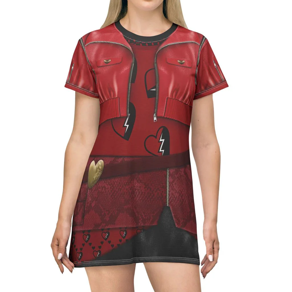 Women Halloween Costume Female Princess Red Chloe Charming Dress Uliana Cosplay Dress - Image 4