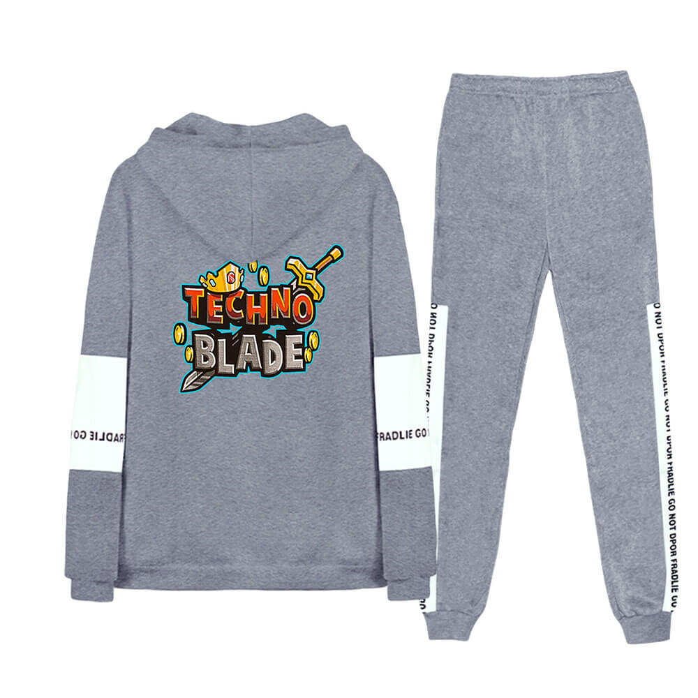 Youth Adult Technoblade Costume Hoodie Pants Suit Fashion Sweatshirt Trousers Outfit - Image 5
